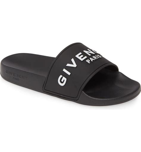 givenchy logo slides replica|givenchy slides for women.